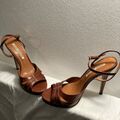 **Buffalo** High Heels Sandalen / Gr. 41 / Leder / Farbe: braun