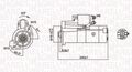 MAGNETI MARELLI ANLASSER STARTER 2,2kW passend für MITSUBISHI PAJERO |