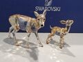 Swarovski Figur 1142843 Reh & Kitz Golden Shadow 9,6 cm. Ovp & Zertifikat. Top Z