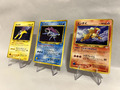 Suicune+Raikou+Entei Set Pokemon Karten JP 1996 Vintage Neo Revelation Gut-Exz