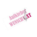 Wunschtext Aufkleber selbst gestalten Autosticker Name Schriftzug 10-100cm 105