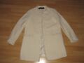 Zara Mantel Beige lange Jacke Blazer Gr. 34 