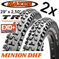 Maxxis MTB Fahrrad Reifen Minion DHF 29x 2,5'' WT DH Exo Tubeless Ready Set 2 St