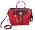 MICHAEL KORS Tasche 🔥 Hamilton Legacy 🔥 HANDTASCHE 🔥Python ROT GOLD NEU