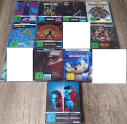 12x 4K Ultra HD + Blu-ray - Steelbook Edition - Filmsammlung