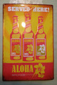 ALOHA  lemonade Blech- Werbeschild, 25x37x0,5cm