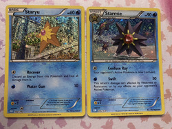 Pokemon Staryu 004/034, Starmie 005/034 Classic Collection