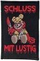 SCHLUSS MIT LUSTIG - 10,1 x 6,7 cm - Patch - 169604