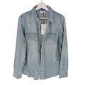 VERO MODA Damen Vmmaria Denim Slim Shirt Mix New Noos Bluse Light Blue Denim L