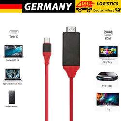 USB Typ-C auf HDMI Konverter Kabel 4K HD TV Adapter für Samsung Huawei Macbook