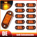 Gelb Anhänger 10x LED Seitenmarkierungsleuchte LKW 12V/24V Begrenzungsleuchten