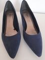 Pumps blau, Gr. 39, Absatz 6 cm, Marke Tamaris