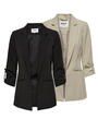 Only Damen Blazer OnlKayle-Orleen Sakko-Jacket Anzugs-Jacke Stretch Einfarbig 