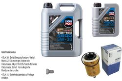 MAHLE Ölfilter LIQUI MOLY Top Tec 4600 5W-30 6 L für Skoda Fabia II 1.9 TDi