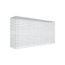 Anbaugabione Typ 3 200 x 100 x 40 cm (L x H x T) Maschenweite 5 x 10 cm C-Ringe