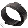 Mesh-Uhrenarmband Milanaise Armband Edelstahl Schwarz Metall 12 14 16 18 20 22mm