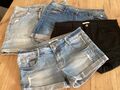 4 Stück Sommer kurze Hose Jeans Shorts Gr. 38/40