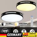 LED Deckenleuchte Badleuchte Dimmbar Deckenlampe Küche Wohnzimmer Mit FB 24W/48W