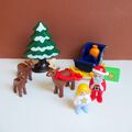 Playmobil 1.2.3 Weihnachten Nikolaus Rentierschlitten Tiere Geschenke Set 6787