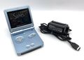 Nintendo Game Boy Advance SP Konsole | GBA Blau | inkl. Ladekabel & Spiel