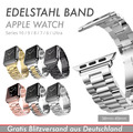 Edelstahl Armband Für Apple Watch  10 9 8 7 6 5 ULTRA 2 44mm 45mm 49mm SE Metall