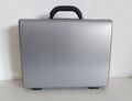 Vintage SAMSONITE Aktenkoffer Koffer Aktentasche Hartschale Silber Metallic 70s