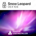 Mac OS X 10.6 Snow Leopard macOS Boot USB Stick Recovery Installer Update