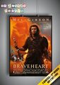 Braveheart Mel Gibson Klassisches 90s Film Plakat