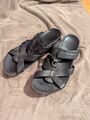 Sandalen Gr. 42 Rieker Damenschuhe offen schwarz