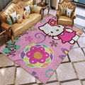 Cartoon Pink kitten Teppich Schlafzimmer Dekorieren Matte Rutschfest 