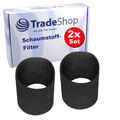 2x Schaumfilter für Rowenta Bully, RU 01, RU 02, RU 03, RU 04, RU 05, RU 100