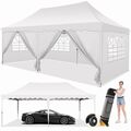 Pavillon 3x3/3x6m Wasserdicht Faltpavillon Pop Up Partyzelt Gartenzelt UV Schutz