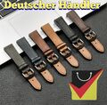 Leder Armband 20mm für Samsung Galaxy Watch, Amazfit/Garmin, Huawei strap band