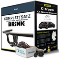 Anhängerkupplung BRINK starr für CITROEN C4 Grand Picasso +E-Satz AHK