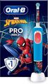 Oral-B Vitality Pro 103 Elektrische Zahnbürste Kids Spiderman, Sensitiv+ Modus