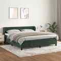 Boxspringbett mit Matratze Bettgestell Polsterbett Lattenrost Bett Samt vidaXL