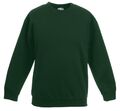 Fruit of the Loom Kinder langarm Sweatshirt 104-164 Set-In 62-041-0 NEU