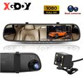 XGODY 4.3" 1080P FHD Spiegel DashCam Dual Lens Auto DVR Rückfahrkamera Recorder