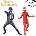 Kinder Venom Cosplay Kostüm Jungen Halloween Karneval Fasching Party Overall DE~