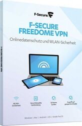 F-Secure Freedome VPN, 5 Geräte - 1 Jahr, Download