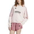 Adidas Kapuzenpullover für Damen Tiro Cut 3-Stripes Rosa