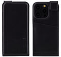 Hülle für iPhone 16 Pro Tasche Flip Style Echt Leder Schutz Cover Klapp Case