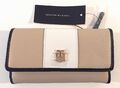 TOMMY HILFIGER - Portemonnaie Portmonee Brieftasche Geldbörse Wallet beige weiß