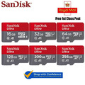 SanDisk Micro SD Flash Speicherkarte 32GB 64GB 128GB 256GB Class 10 SDHC SDXC TF