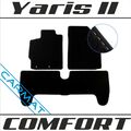 Fussmatten für Toyota Yaris II P9 Bj. 2005-2011 Fußmatten Autoteppiche COMFORT