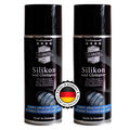 2 x GLANZOL Silikonspray 400ml, Trenn- und Pflegemittel Schmierstoff Gleitmittel