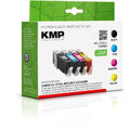 KMP Tintenpatrone für Canon CLI571CXL, CLI571MXL Multipack