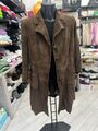 Generic Jacke aus Echtem Leder Gebraucht Frau Gr. 46 Brown LLV165