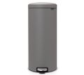 brabantia Treteimer NewIcon 30L Mineral Concrete Grey nachhaltiger Mülleimer