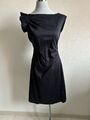 Hugo Boss Black Label Leichtes Kleid Blau Gr. 38 Etuikleid Kurzarm